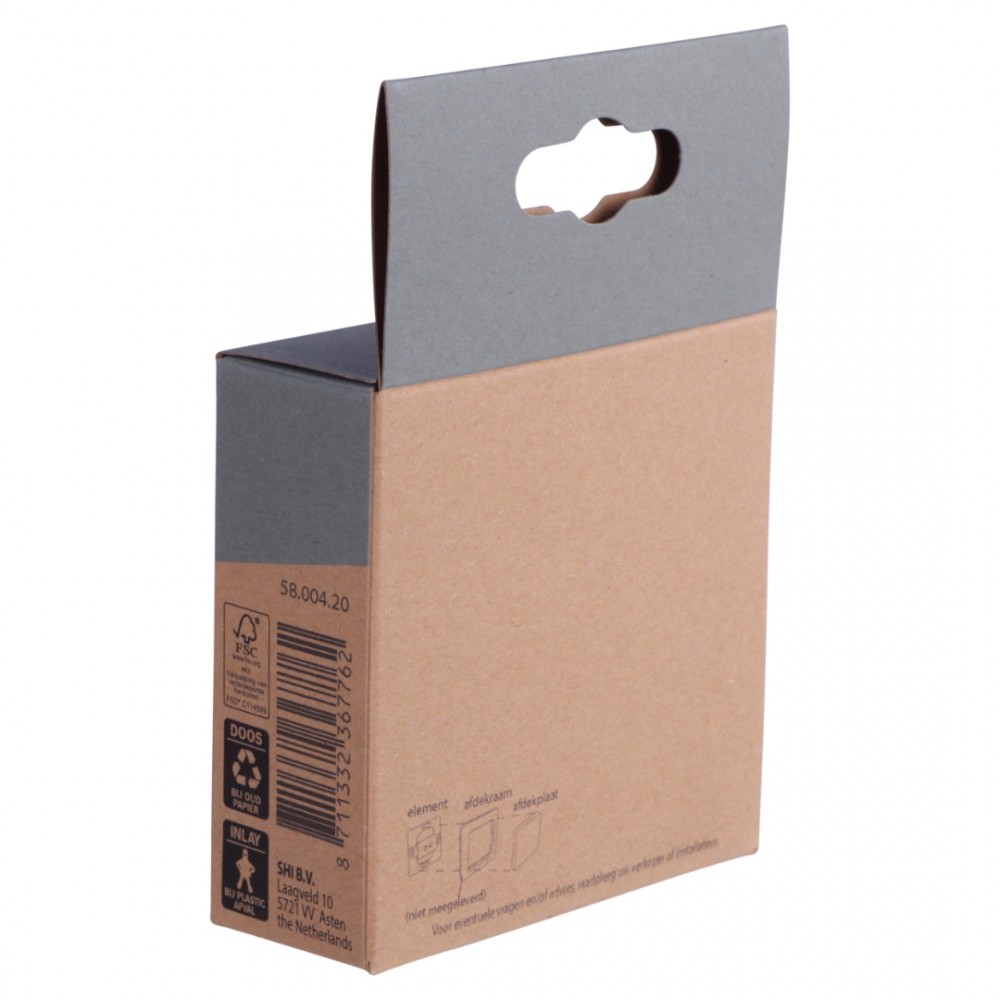 Berker S1 blindplaat inbouw - antraciet