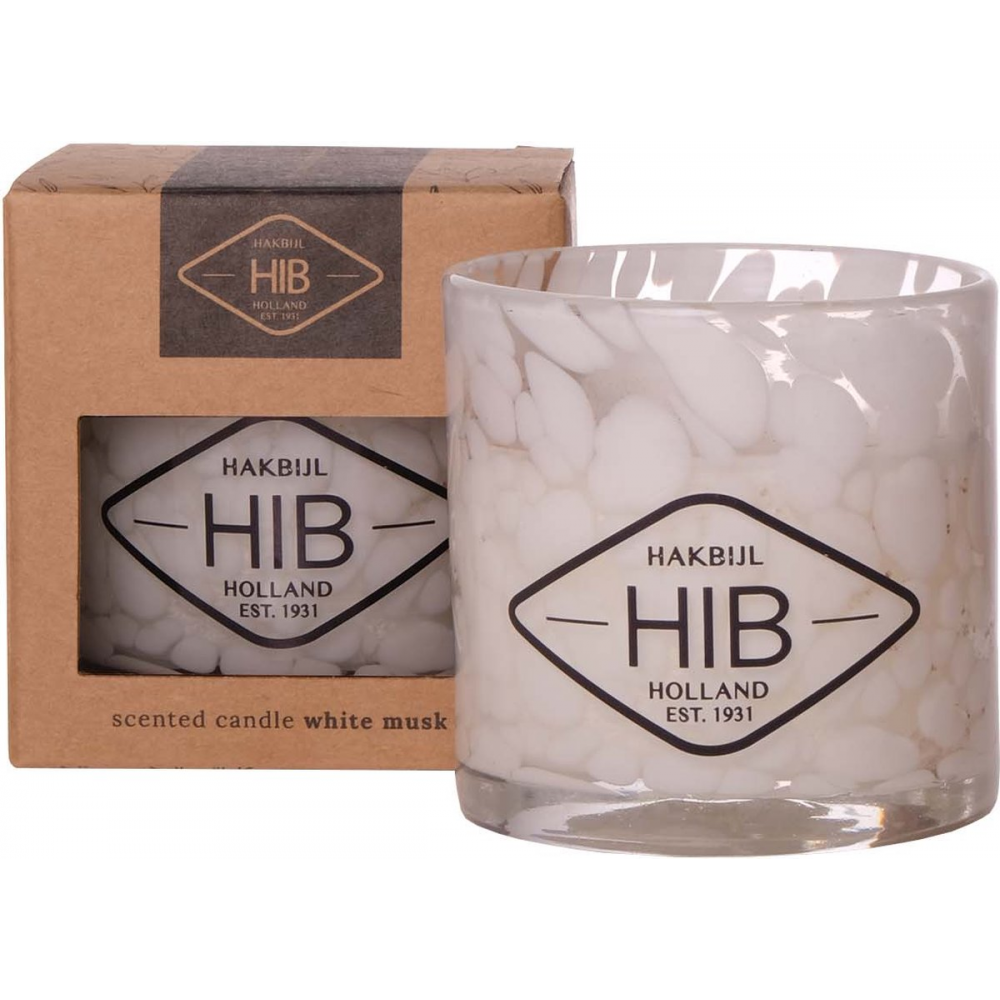 Hib Geurkaars White Musk Cylinder tijger wit H8 D8 Hib Geurkaars White Musk Cylinder tijger wit H8 D8
