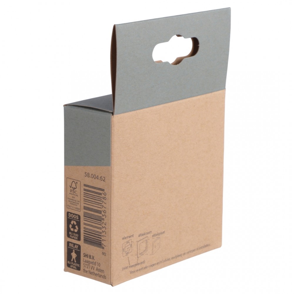 Berker S1 centraalplaat radio/tv - antraciet