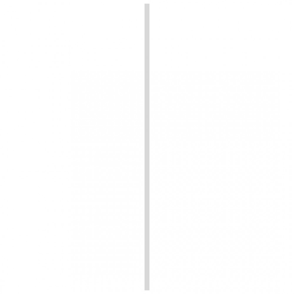 Agnes plint MDF wit stuc 8x45 mm 260 cm