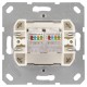 Q-Link S-Line contactdoos telefoon/data - inbouw - CAT5E - 2 x 8-polig - polarwit