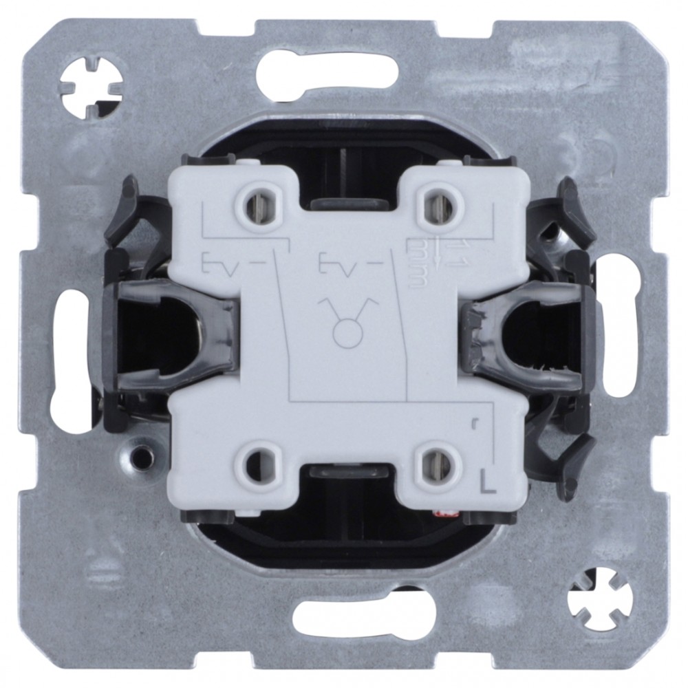 Berker S1 schakelaar inbouw - serie - antraciet