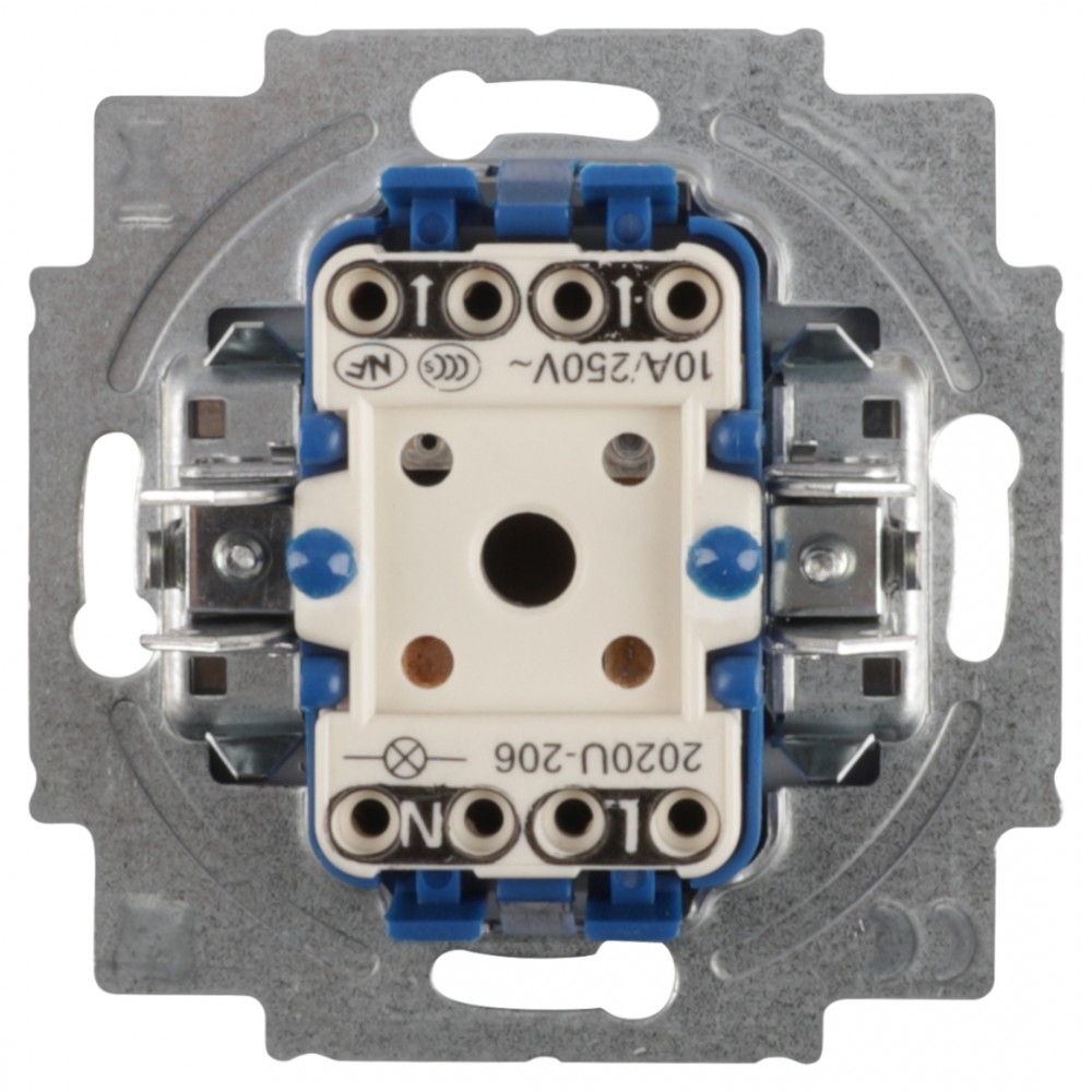 Busch-Jaeger SI schakelaar inbouw - impuls - maakcontact - crème