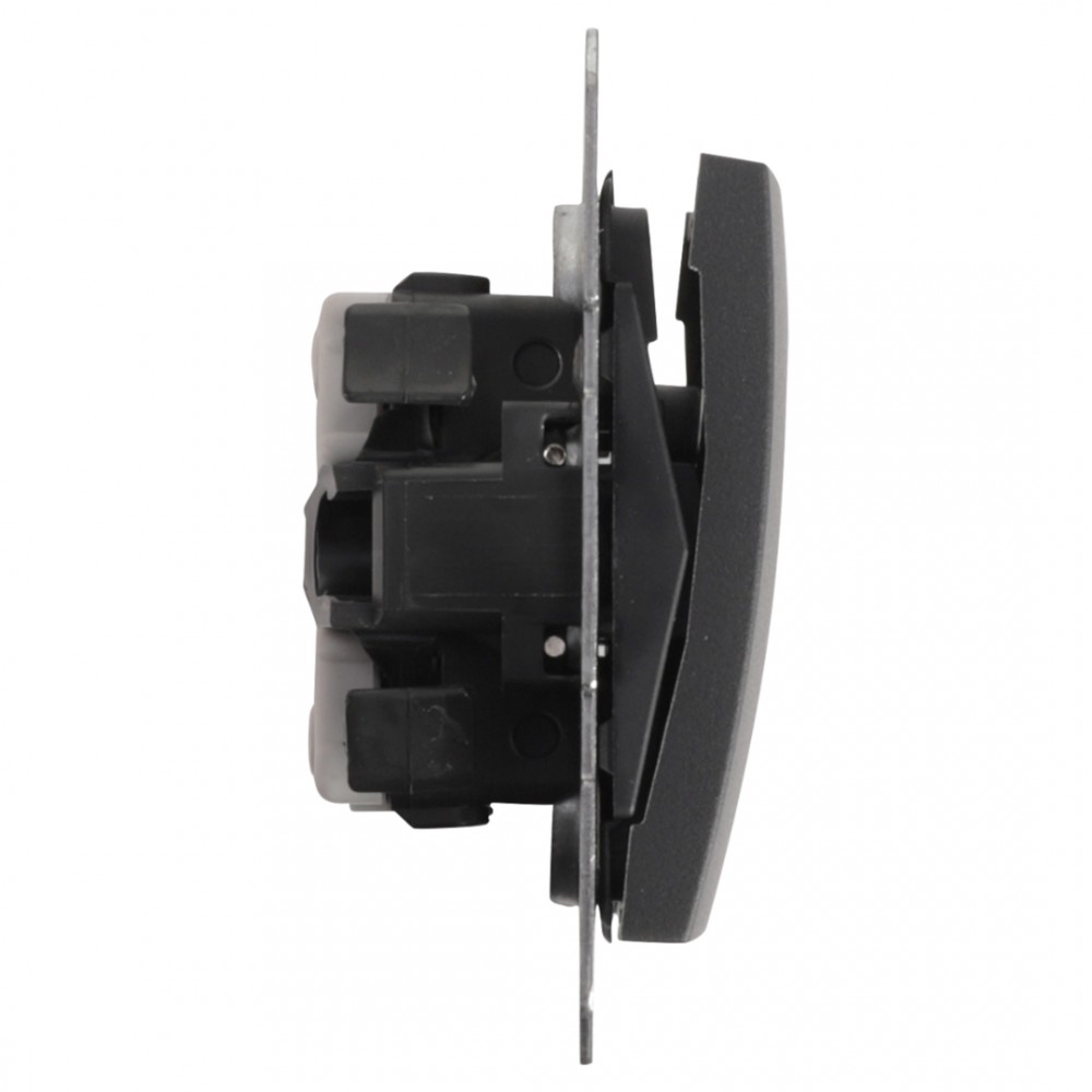 Berker S1 schakelaar inbouw - kruis - antraciet