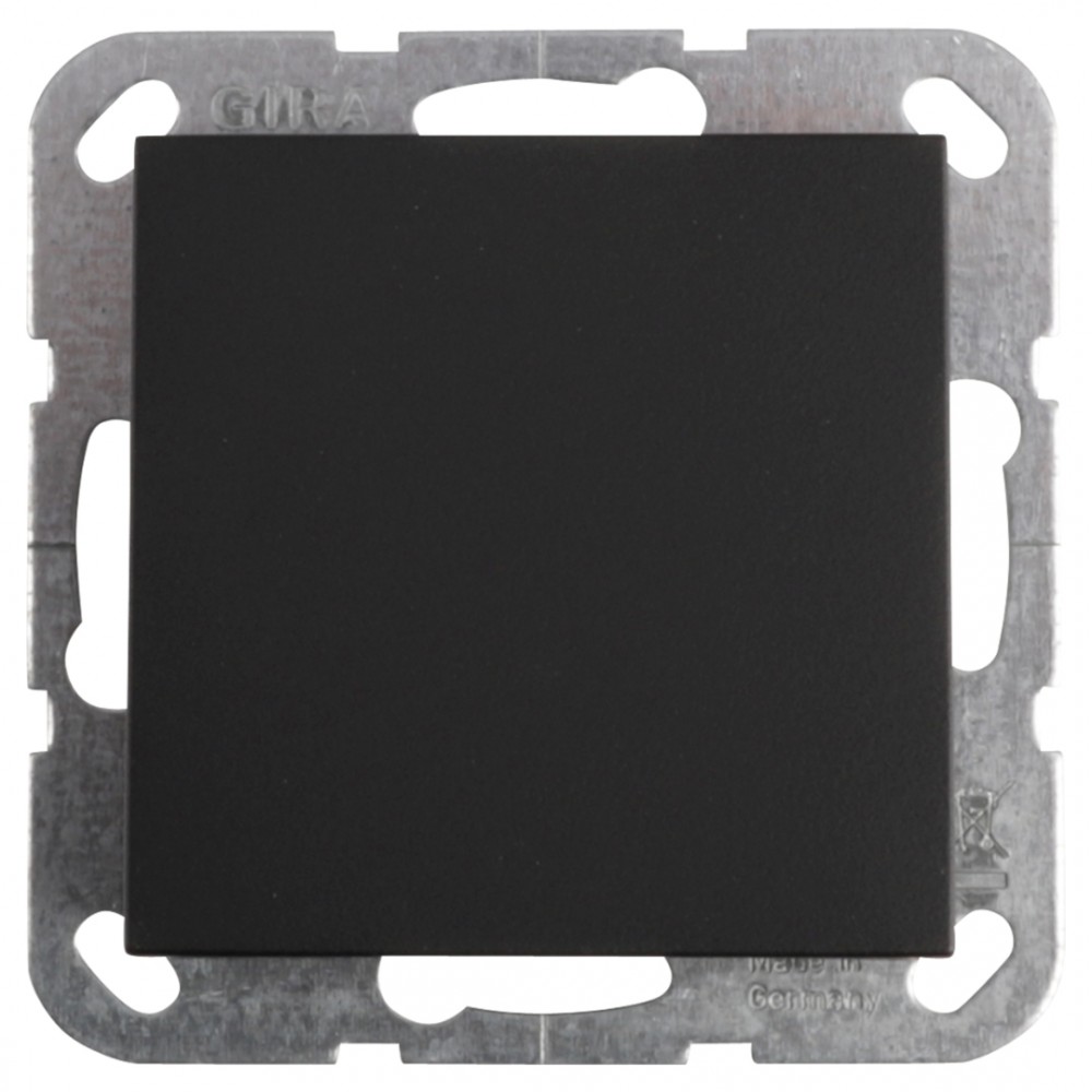 Gira E2 schakelaar inbouw - wissel - zwart