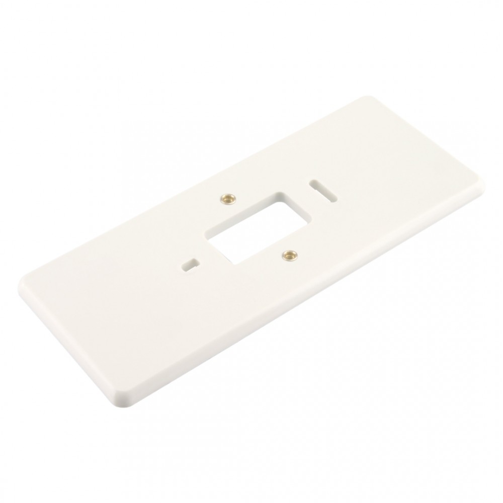 montageplaat met felsmoer - m4 - 3-voudig - polarwit