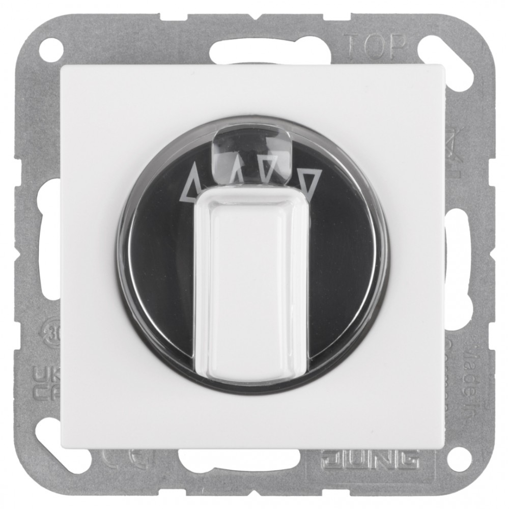 Jung AS500 schakelaar jaloezie - inbouw - polarwit