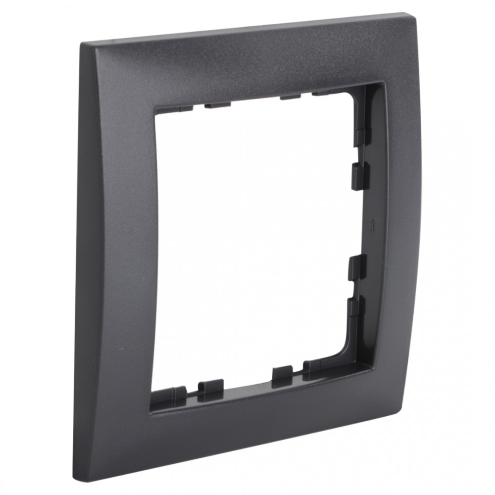 Berker S1 afdekraam inbouw - 1-voudig - antraciet