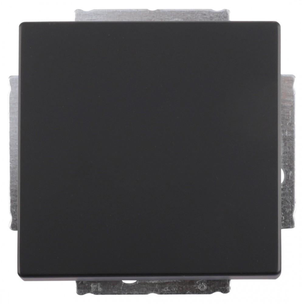 Busch-Jaeger Future Linear schakelaar inbouw - impuls - maakcontact - zwart