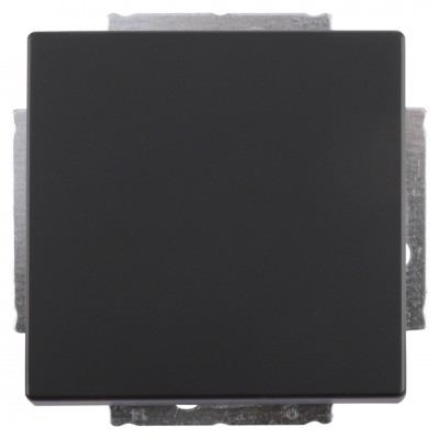 Busch-Jaeger Future Linear schakelaar inbouw - impuls - maakcontact - zwart