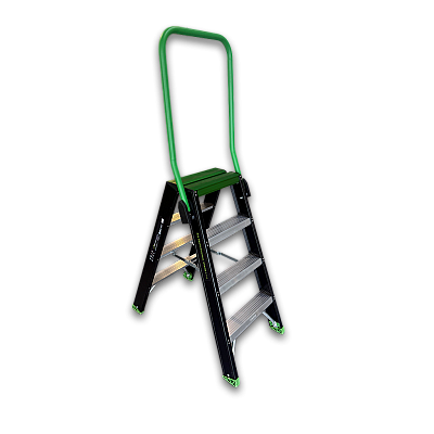 Rix Steigers Dubbele oplooptrap 2 x 4 met inklapbare beugel