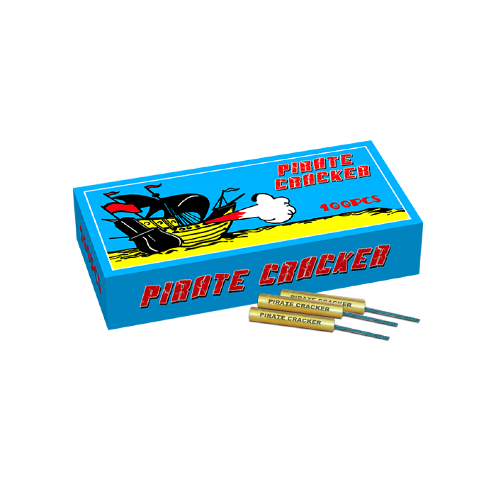CAT1 PIRATE CRACKER 100 stuks